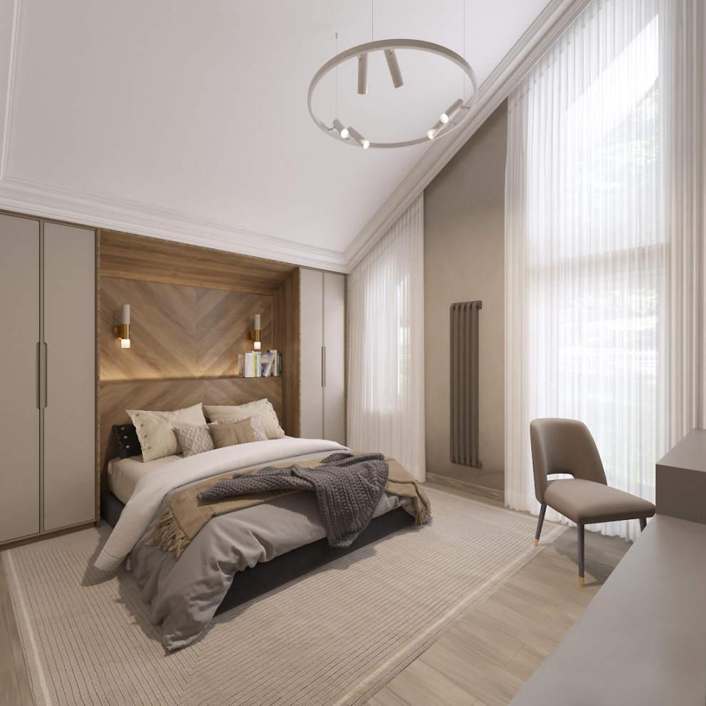 Двухэтажный дом с мансардным этажом