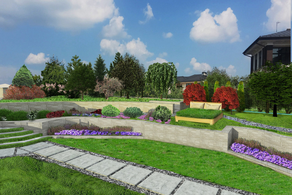 Ландшафтный проект 10 соток