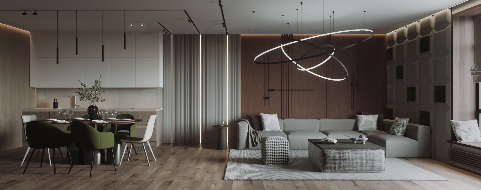 Квартира в природных тонах