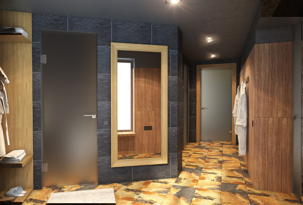 Обложка проекта: Баня со стеклянной крышей