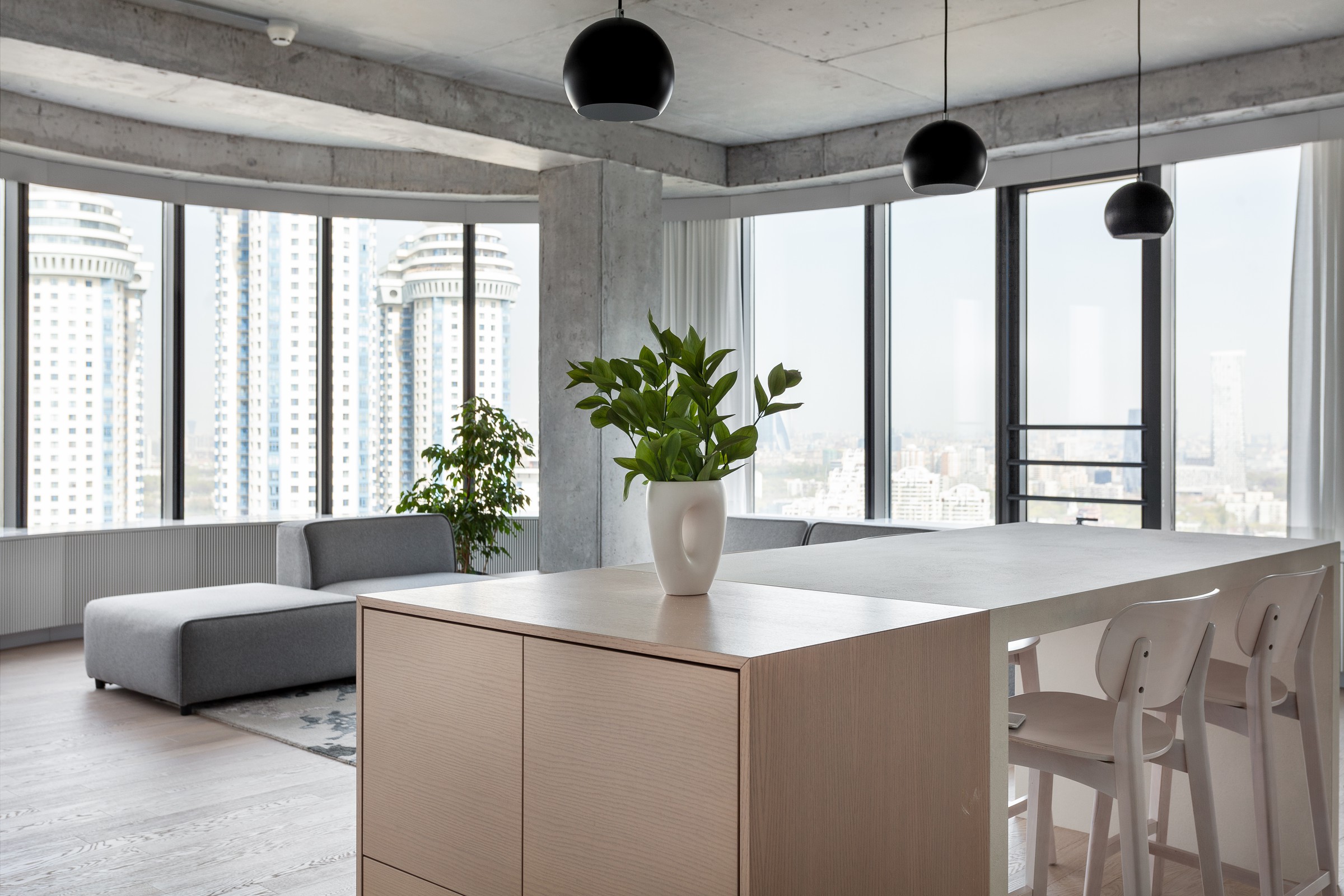 Houzz тур: Квартира с бетонными стенами