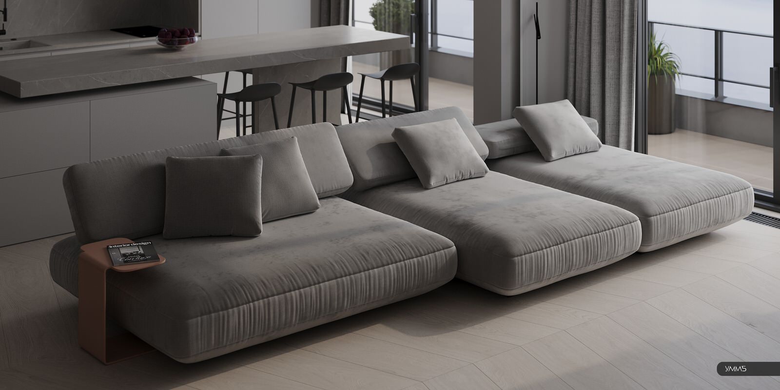 ATLANTIS A | Проект квартиры в Зеленоградске ЖК Атлантис 82 м2