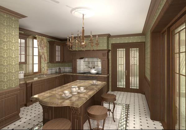 Дизайн интерьера кухни