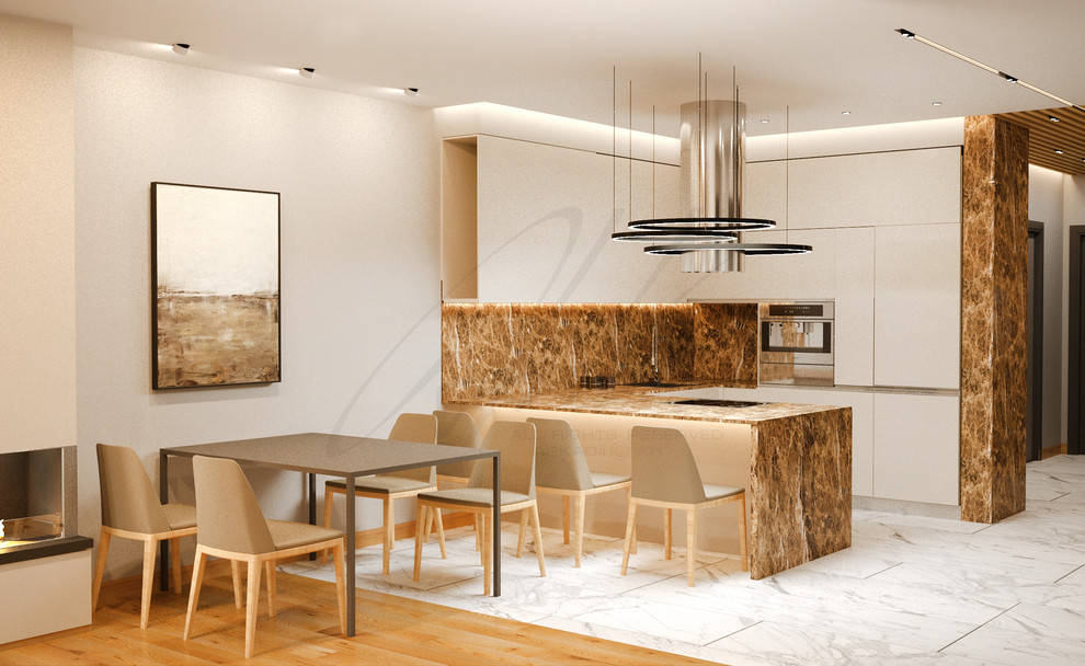 Дизайн интерьера трехкомнатной квартиры