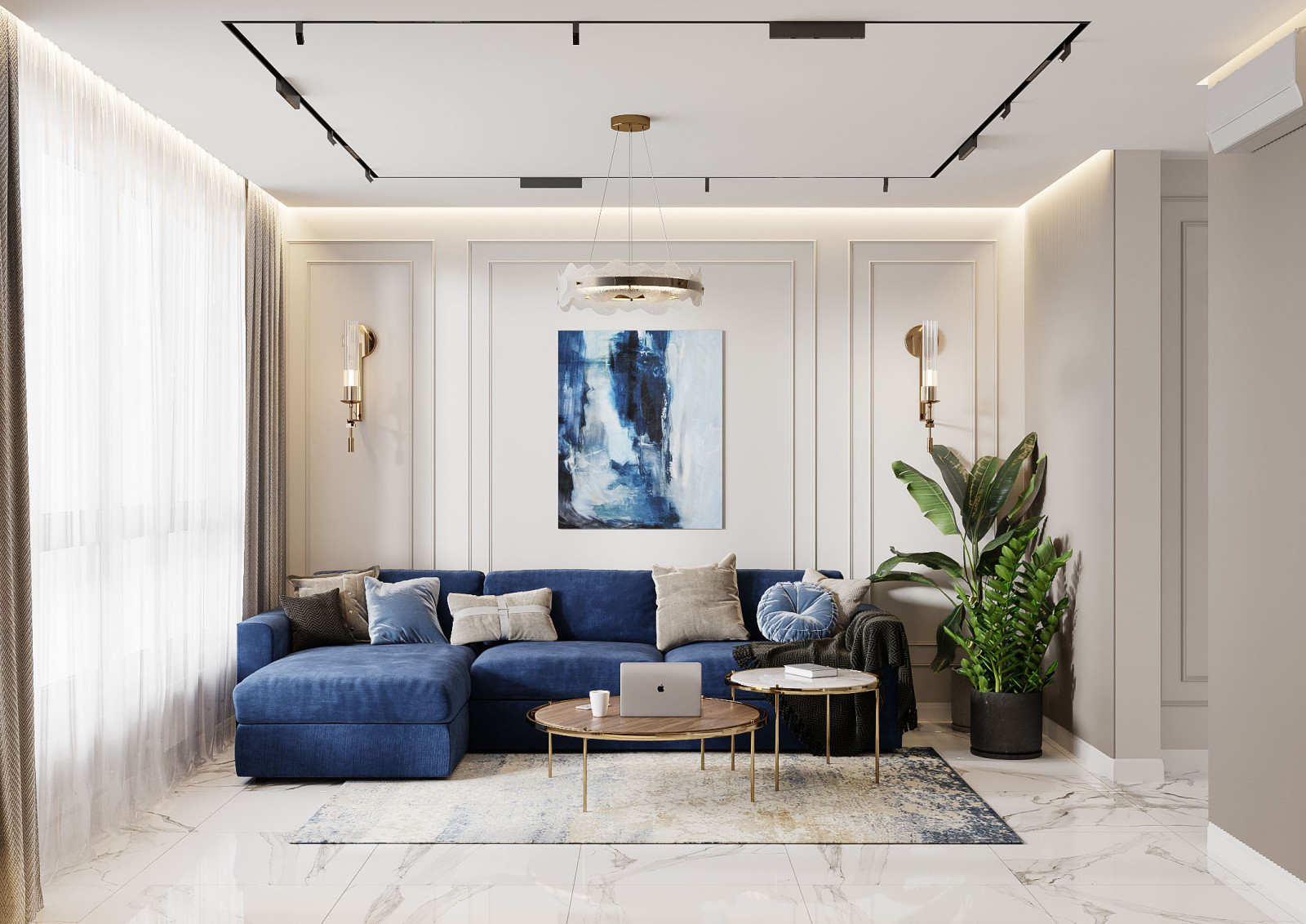 Проект квартиры "Классика и современность"