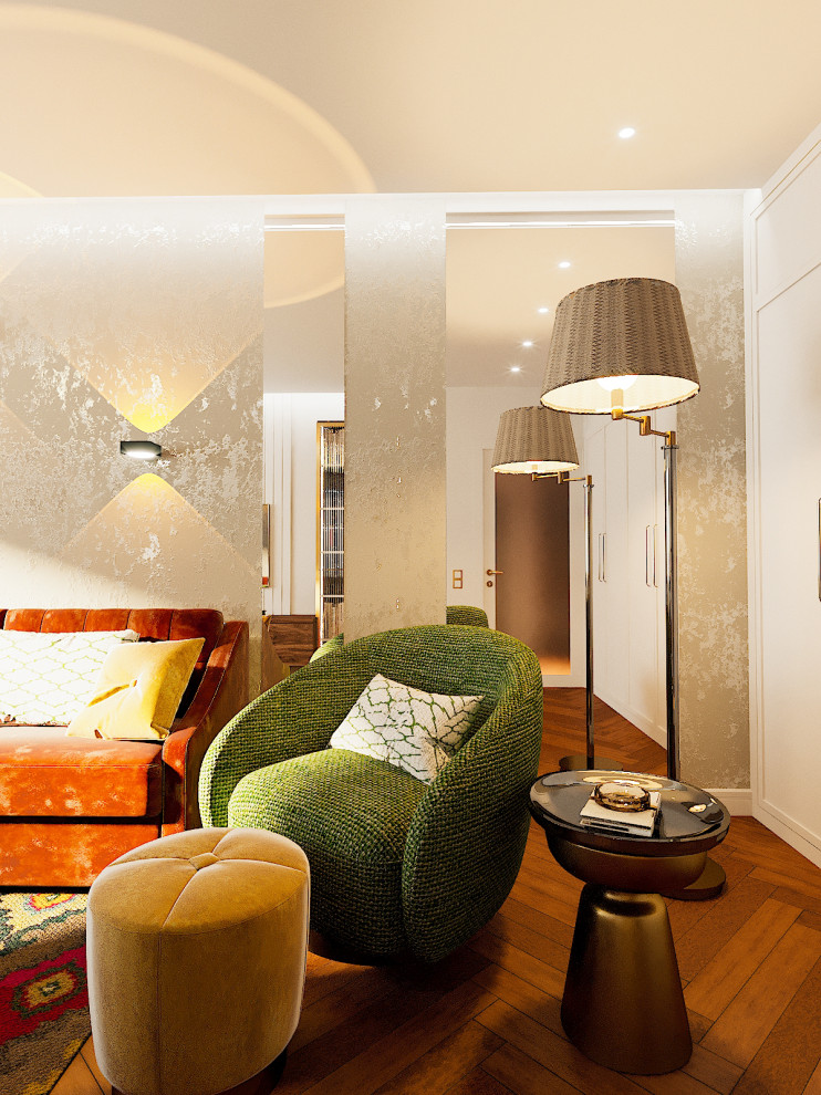 Дизайн гостиной в однокомнатной квартире