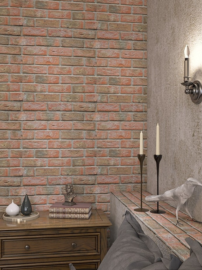 Визуализация спальни в стиле  гранж  из авторского проекта "Вне времени"