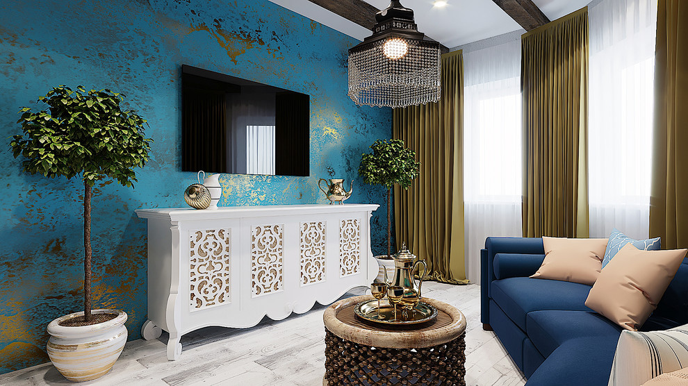 Двух комнатная квартира 68 м2 в Марокканском исполнении