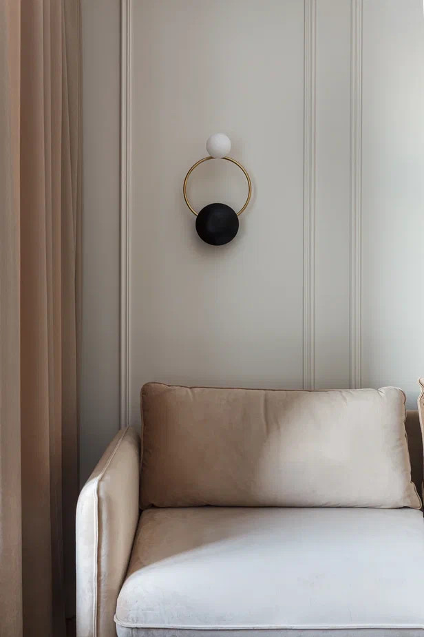 Современная классика для апартаментов в ЖК "Серебряный фонтан"