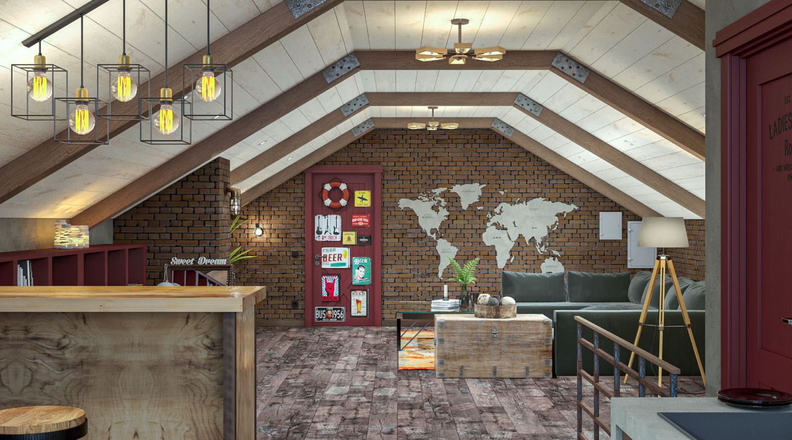 Лофт Мансарда