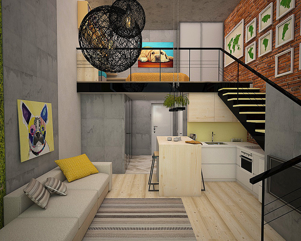 Квартира с мезонином