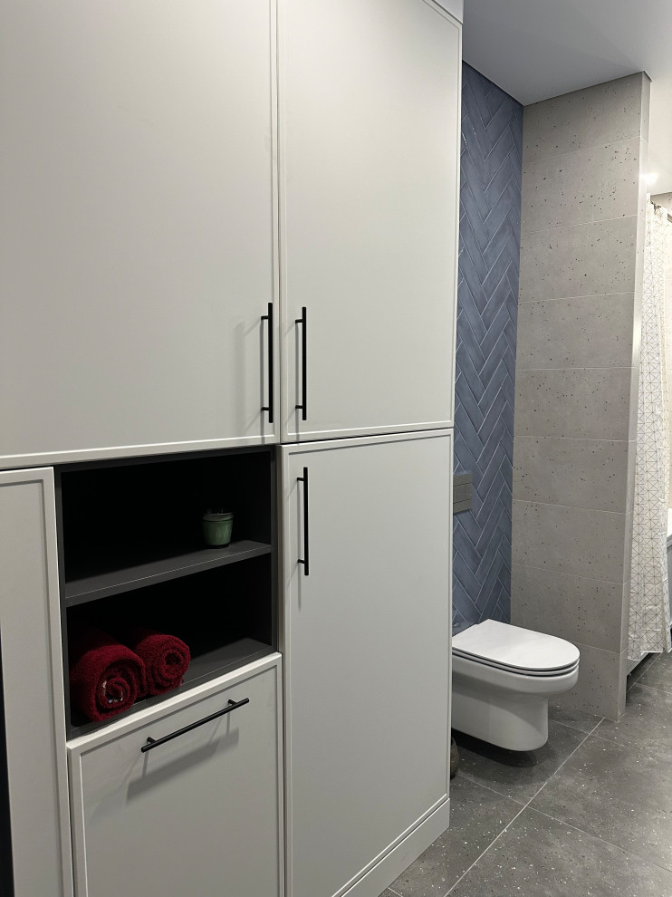 Дизайн-проект в современном стиле, с элементами лофта