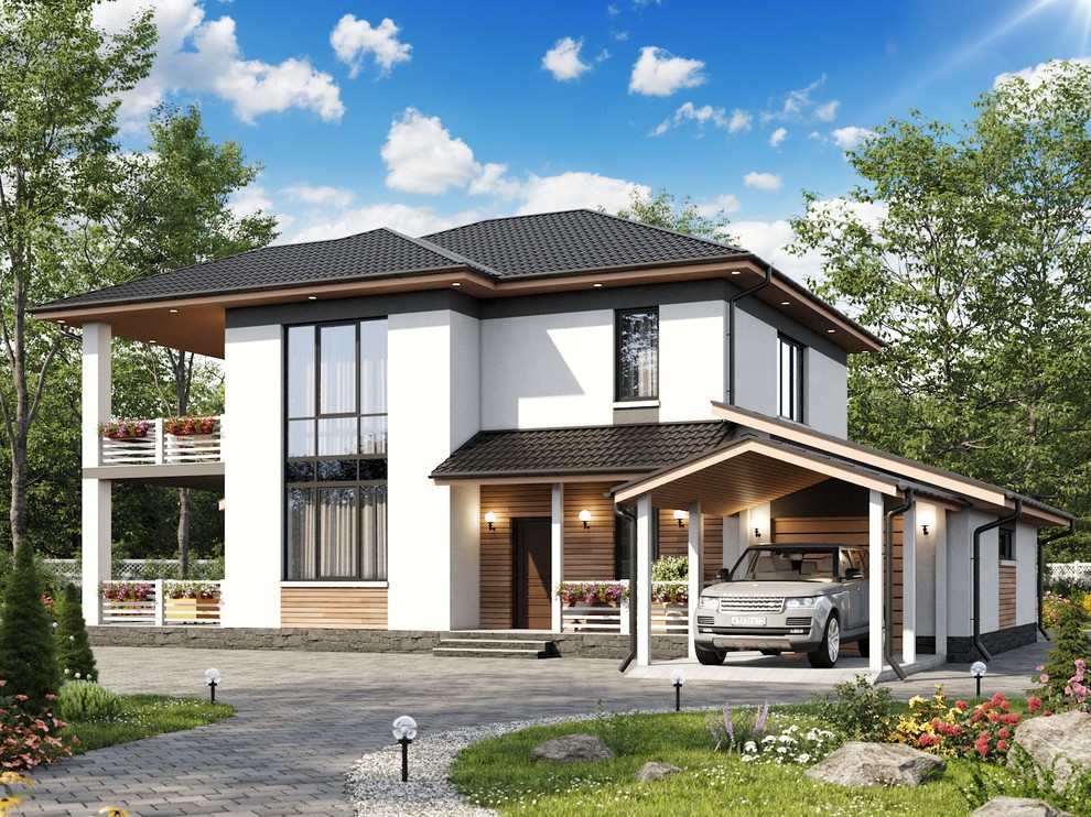 Обложка проекта: ИНдивидуальный проект в европейском стиле - 153 кв.м