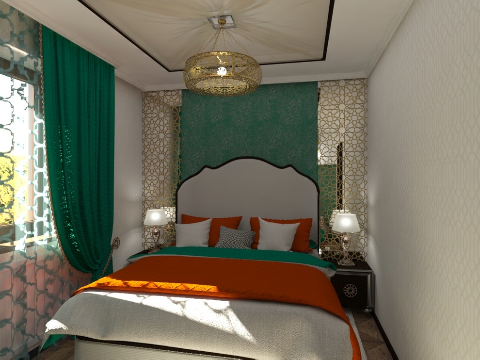 Спальня в стиле "Арабская неоклассика"