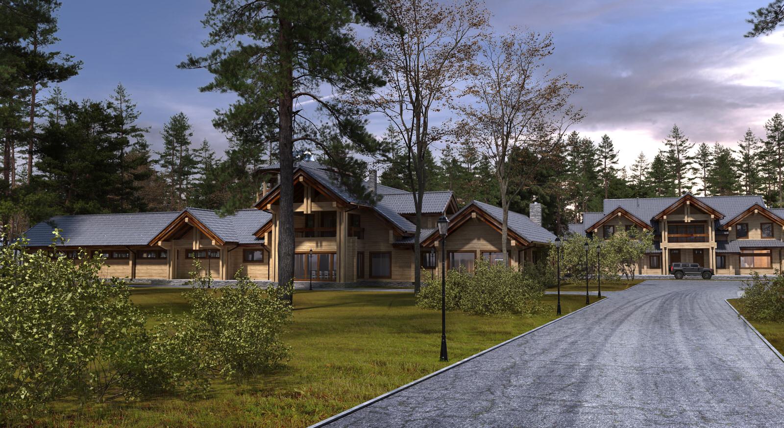 Современная усадьба в классическом стиле