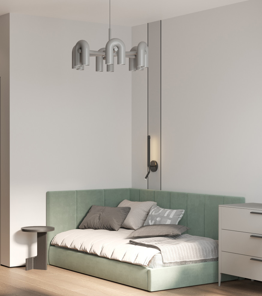 Интерьер видовой квартиры с террасой