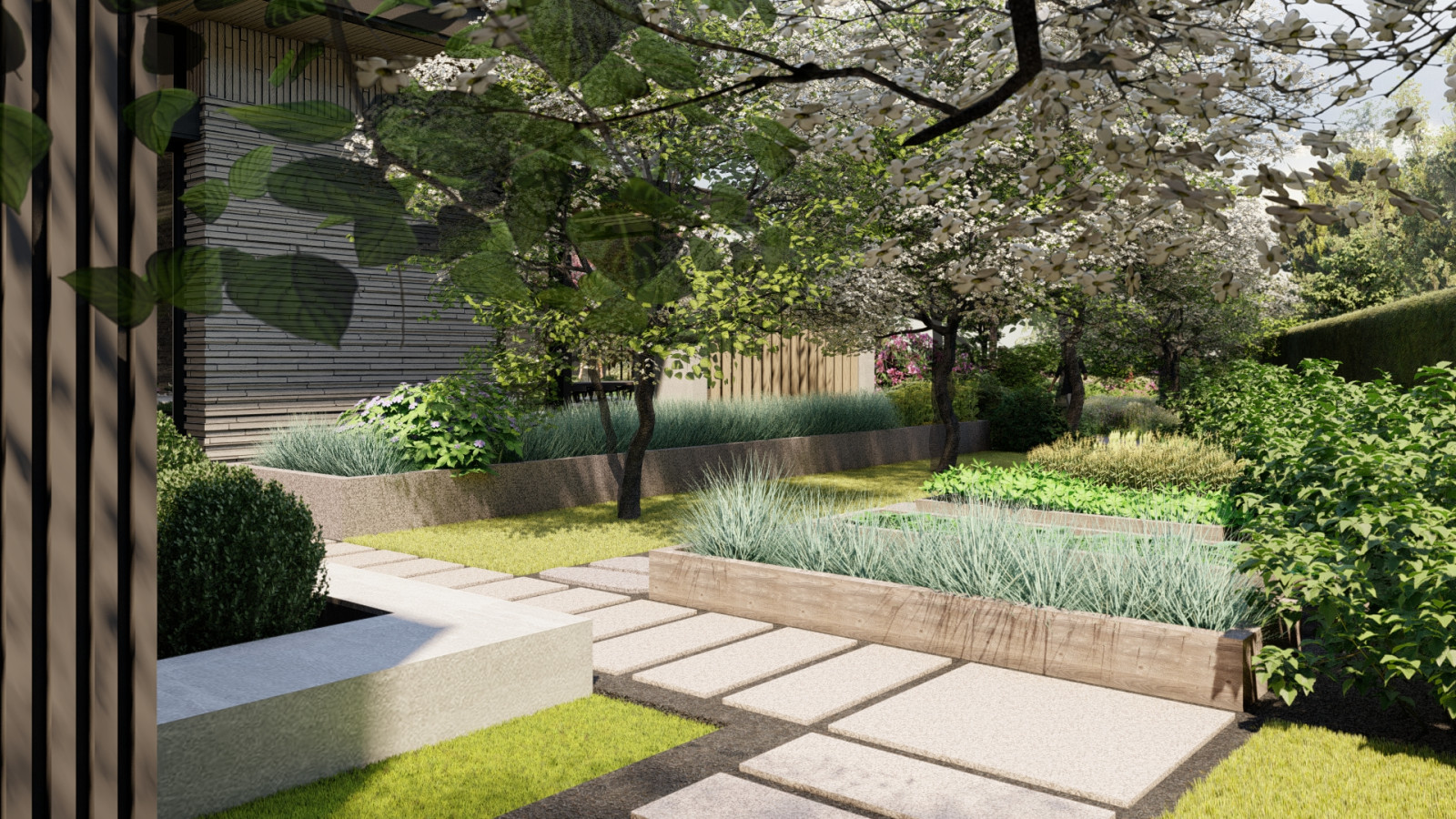 Сад с японским акцентом. Миллениум Парк . 2021 г.