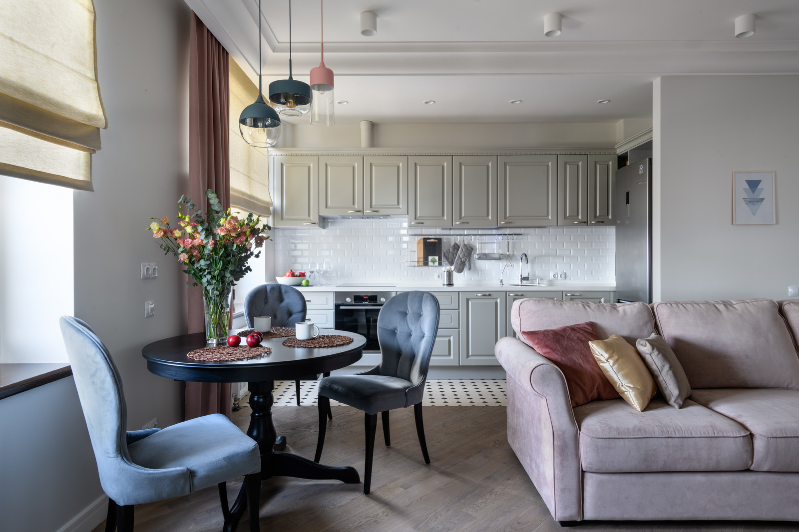 Обложка проекта: Этюд в пастельных тонах_Реализация