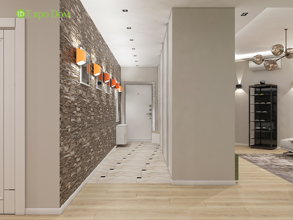 Дизайн трехкомнатной квартиры 120 кв. м в современном стиле