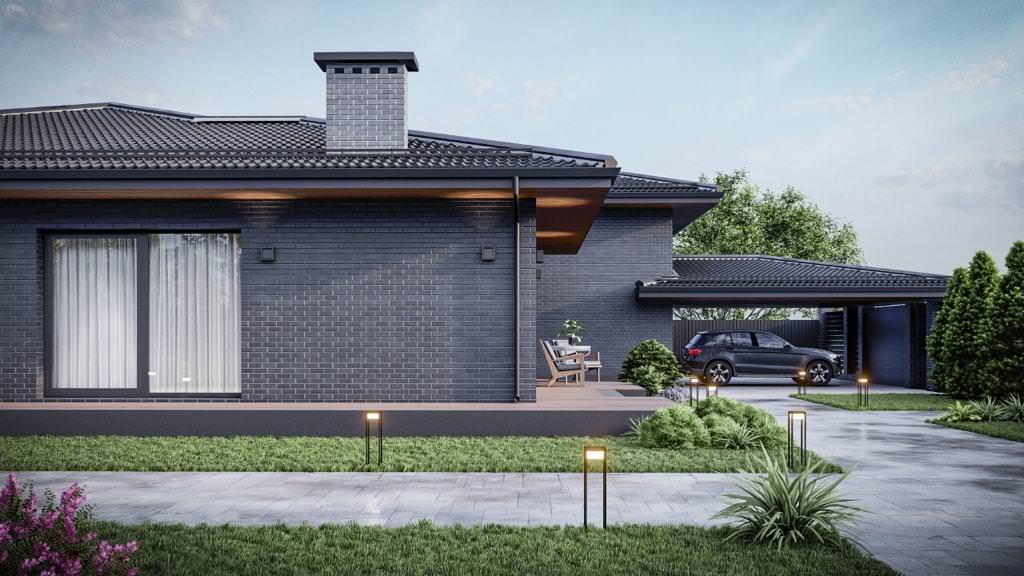 1-этажный дом большой площади