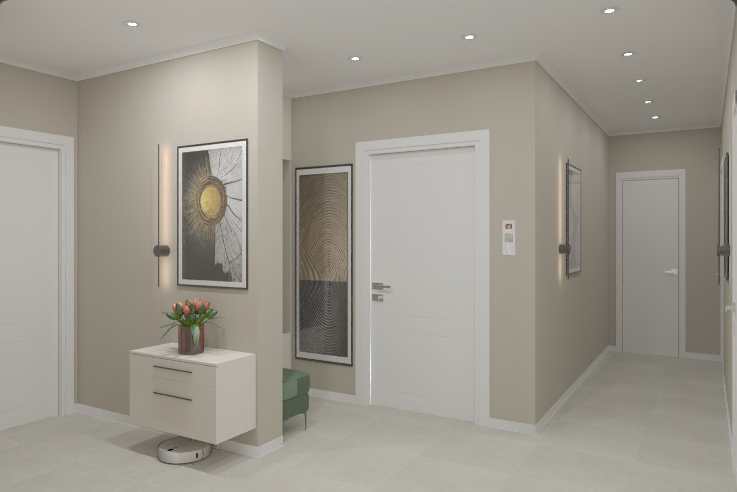 Трёхкомнатная квартира в Москве