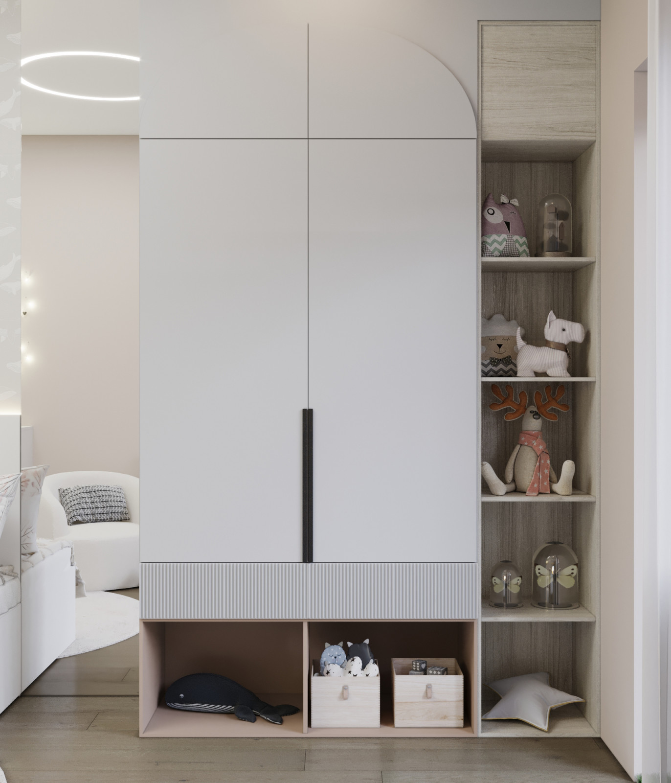 Квартира в серых тонах