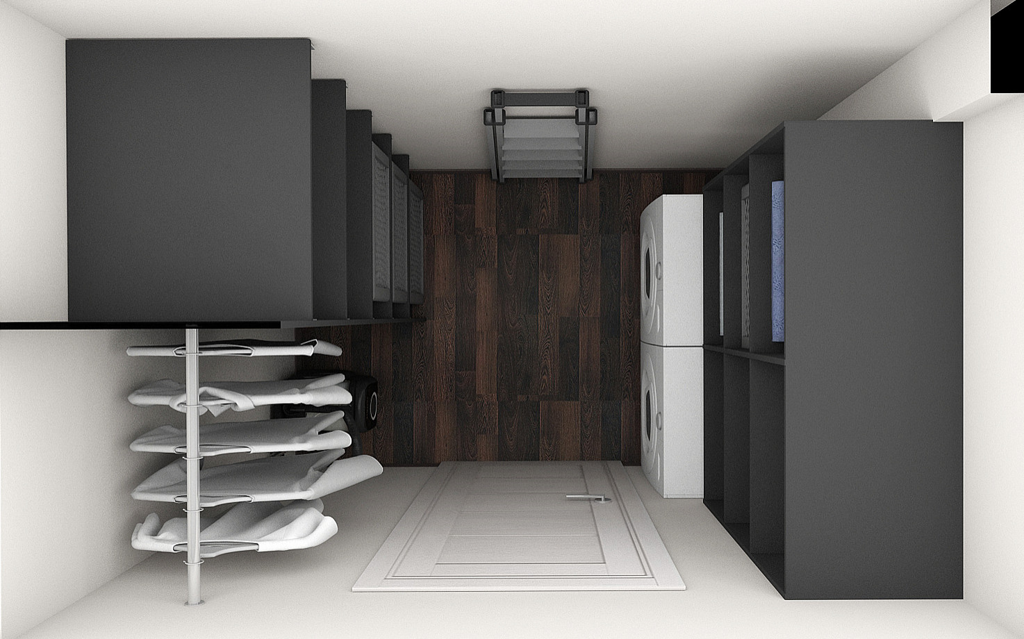 Обложка проекта: Геометрия цвета.Гардеробная и  бытовая комнаты.