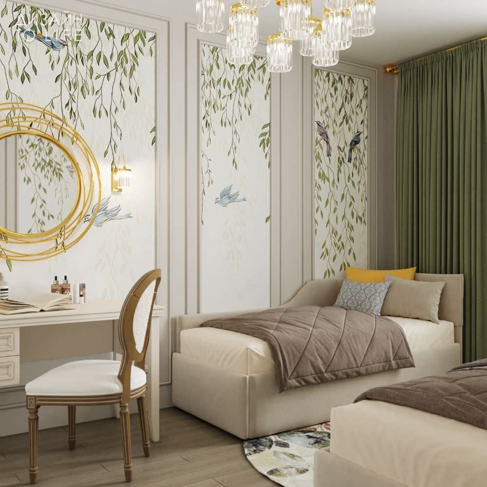 Квартира в стиле современного шинуазри