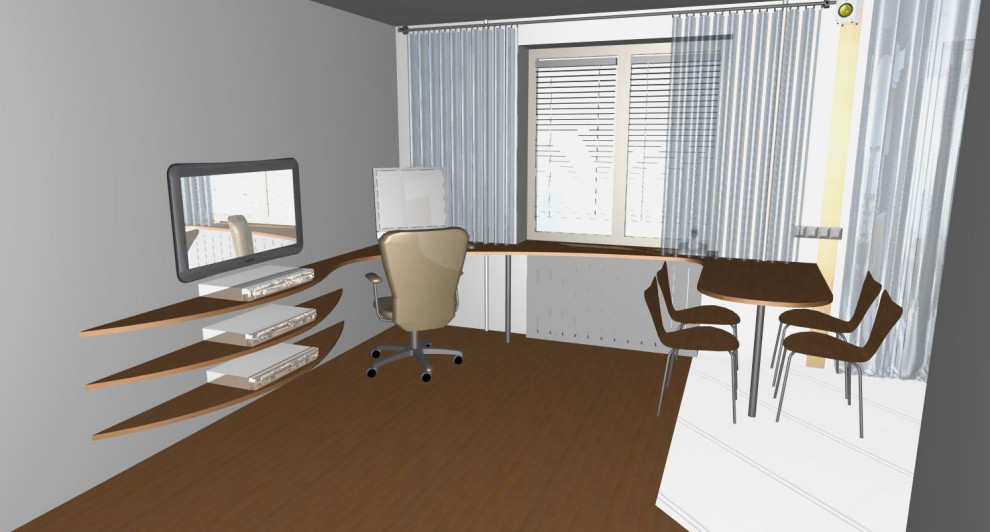 Квартира-студия в Одинцово 38 кв.м. - реализованный проект