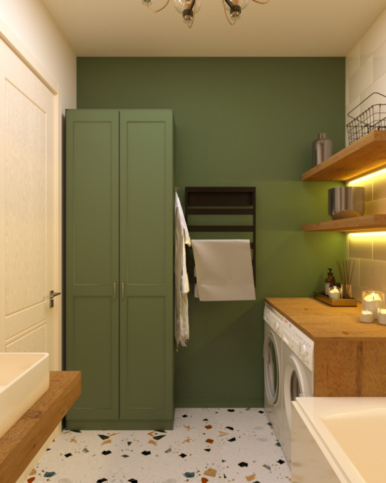 Яркая квартира для девушки ЖК Нагорный