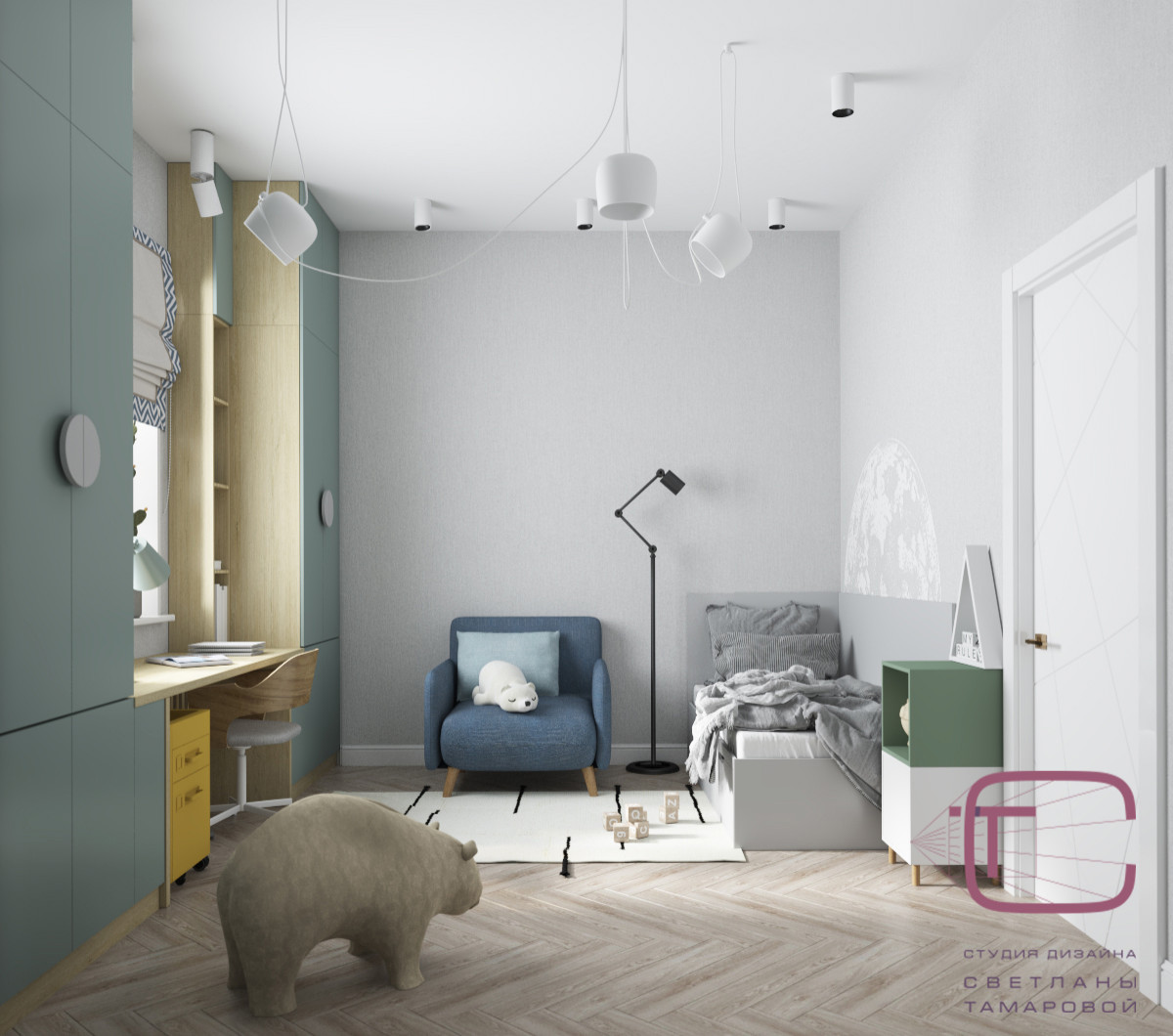 Интерьер частного дома в КП Заря-1