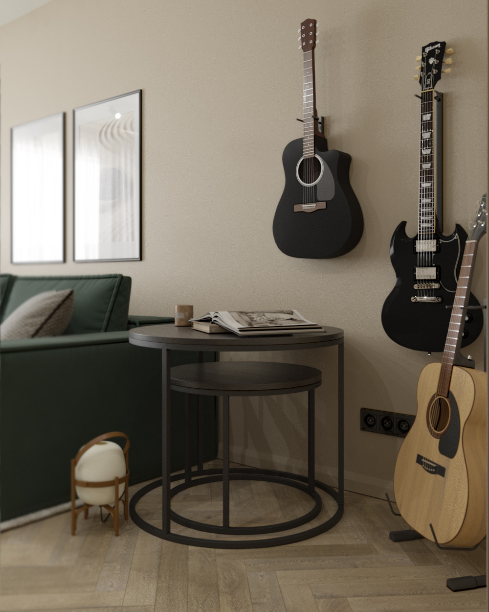 Проект двухкомнатной квартиры в Воронеже  Площадь: 75,2 м2.