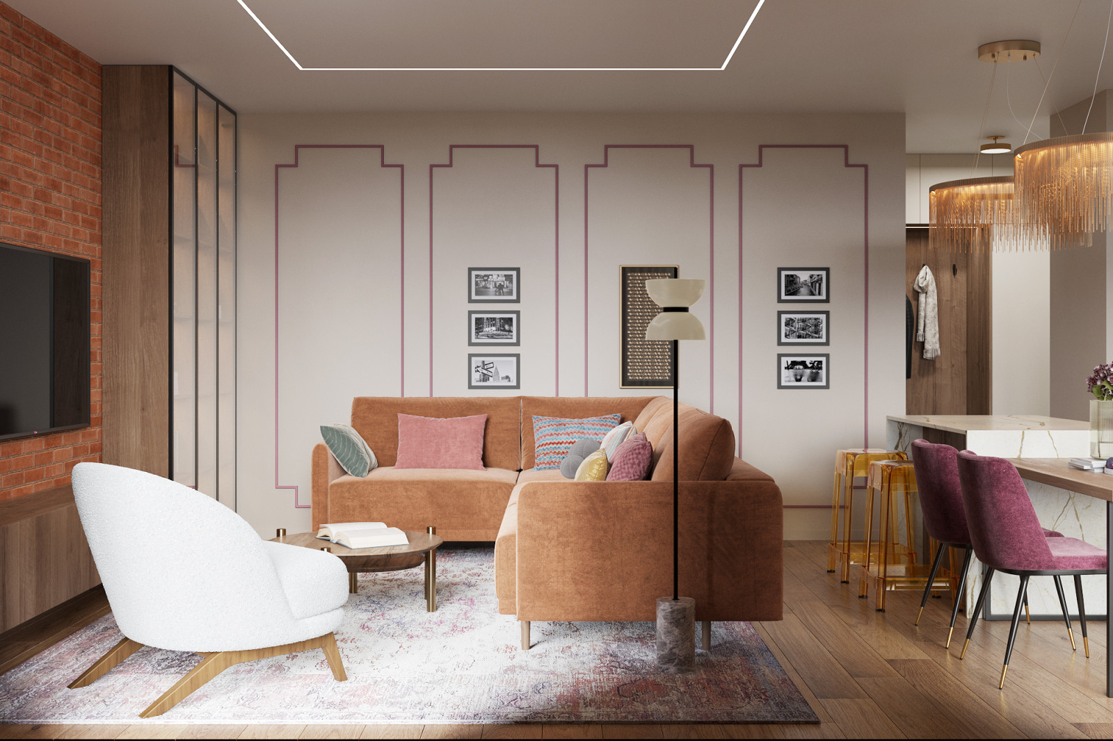 Квартира для молодой семьи 73 м кв.