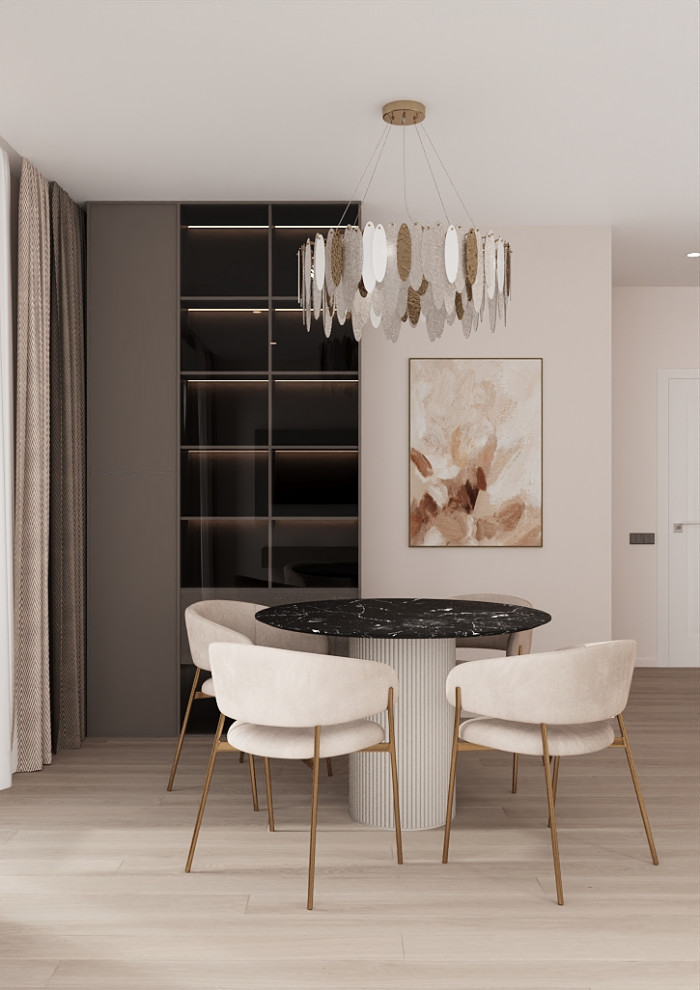 Обложка проекта: Кухня гостинная в ЖК"Южные кварталы"