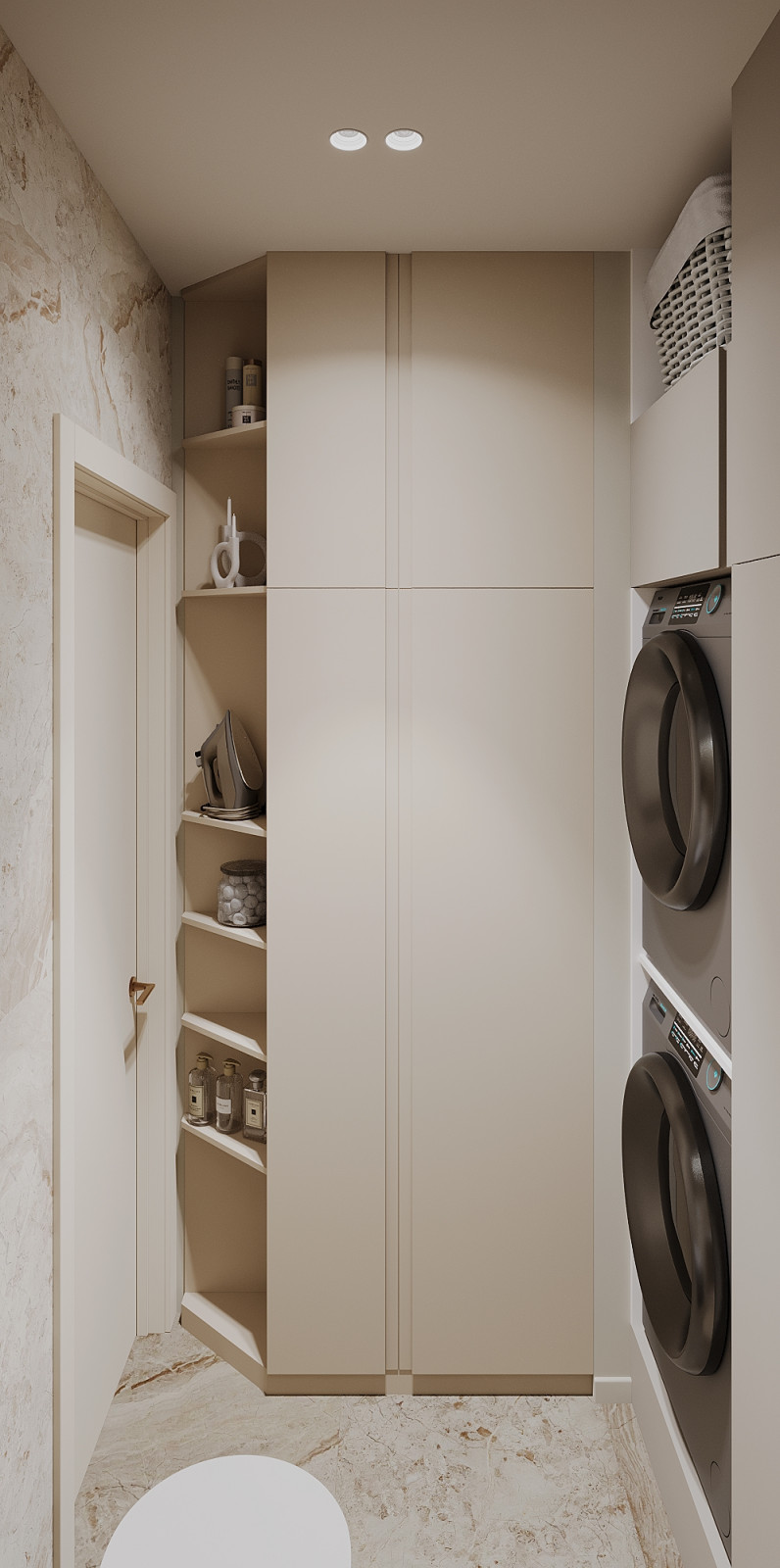 Интерьер 4-ёх комнатной квартиры_ "VANILLA LATTE"