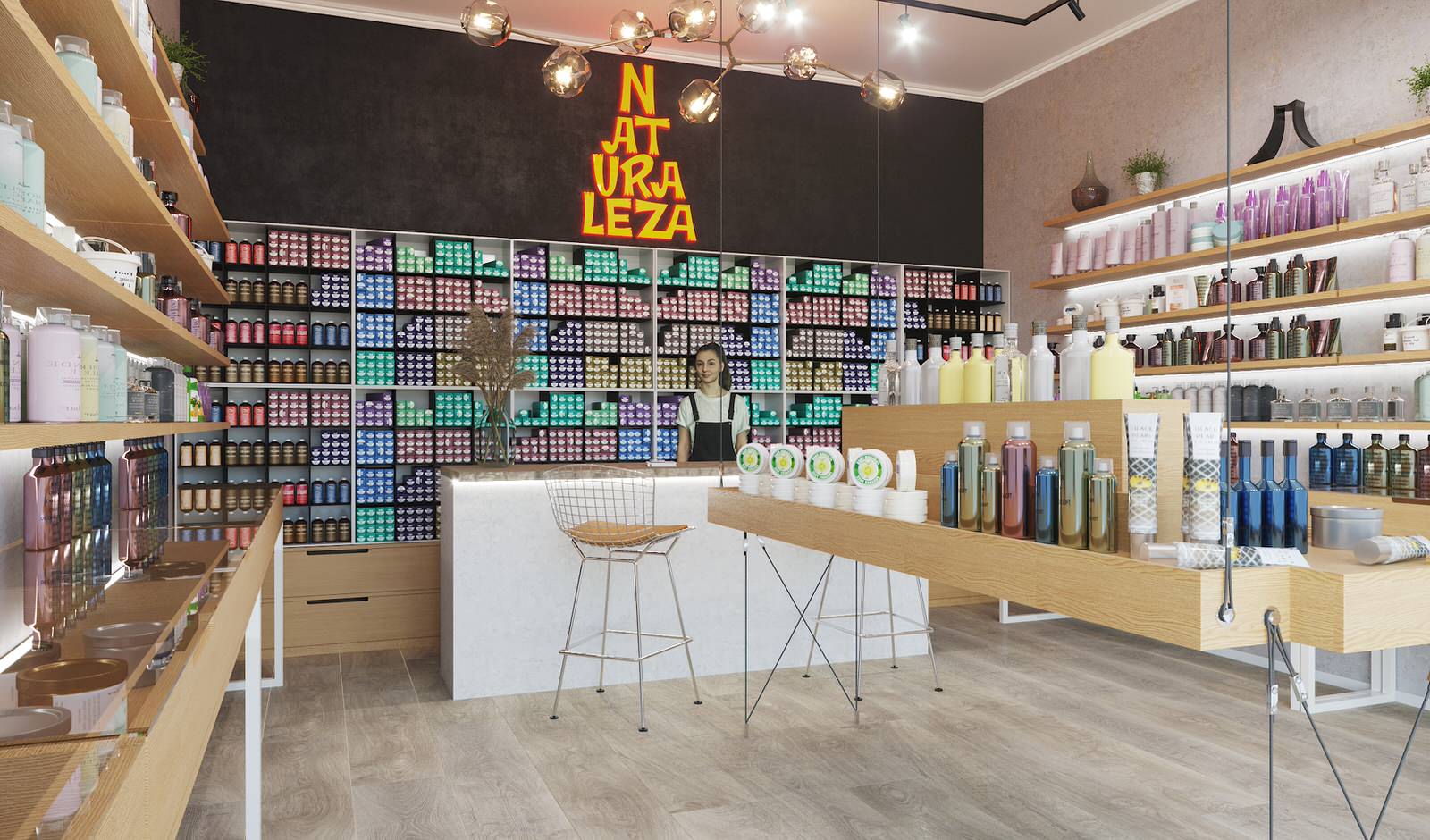 Концепция салона-магазина профессиональной косметики