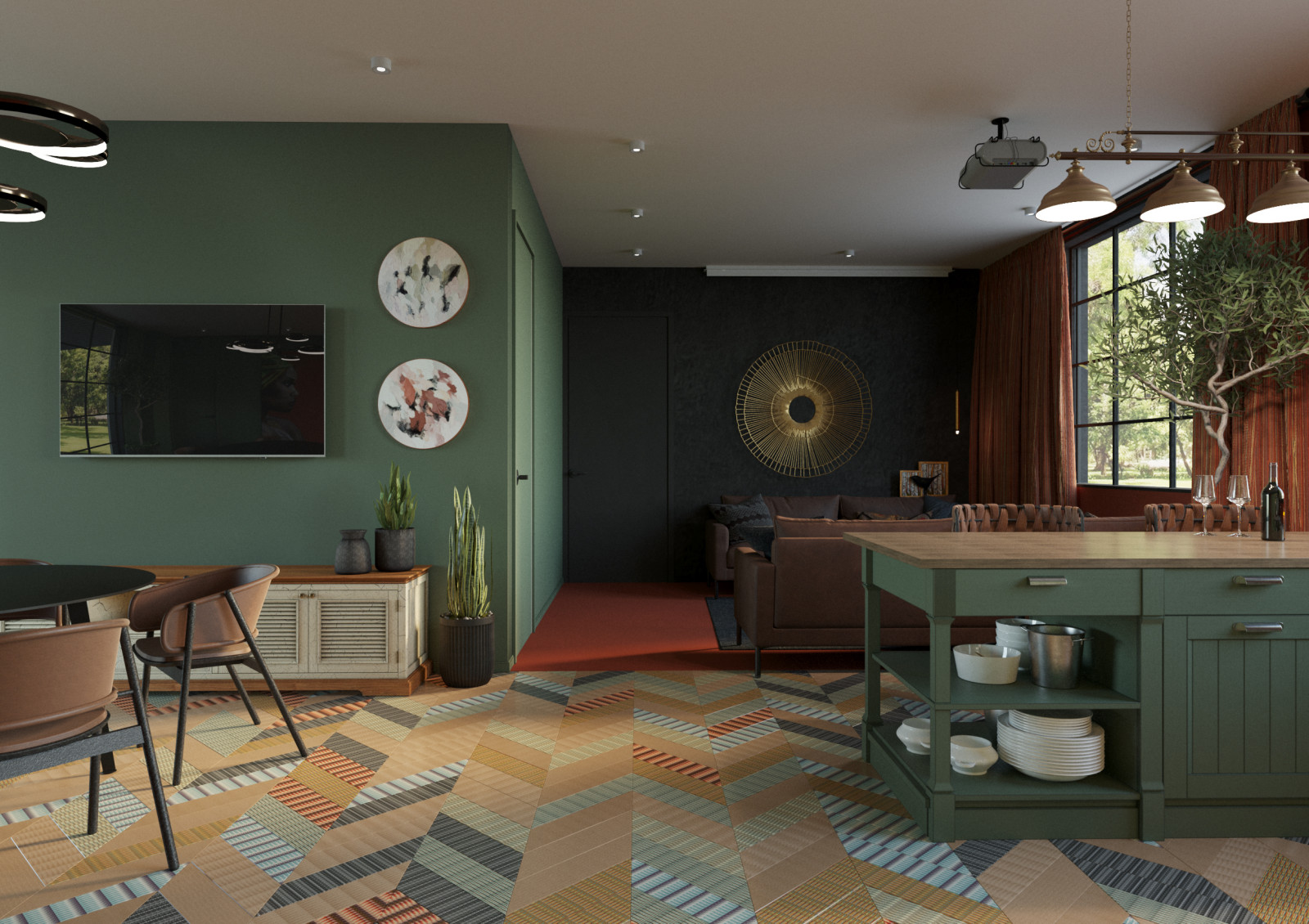 Дизайн-проект загородного дома