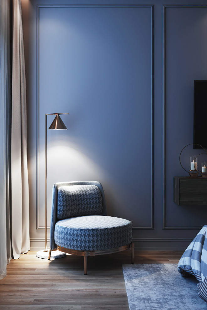 Обложка проекта: Дизайн спальни в двух цветовых вариантах