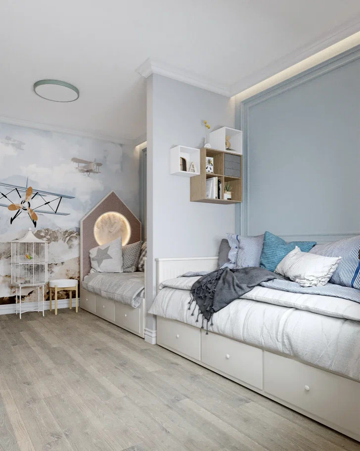 Идеи дизайн проектов детской комнаты для мальчика от СК ''БлагоДать''