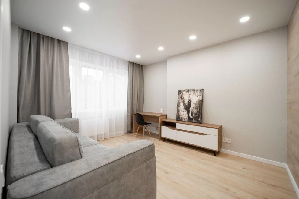 Капитальный ремонт квартиры в светлых тонах