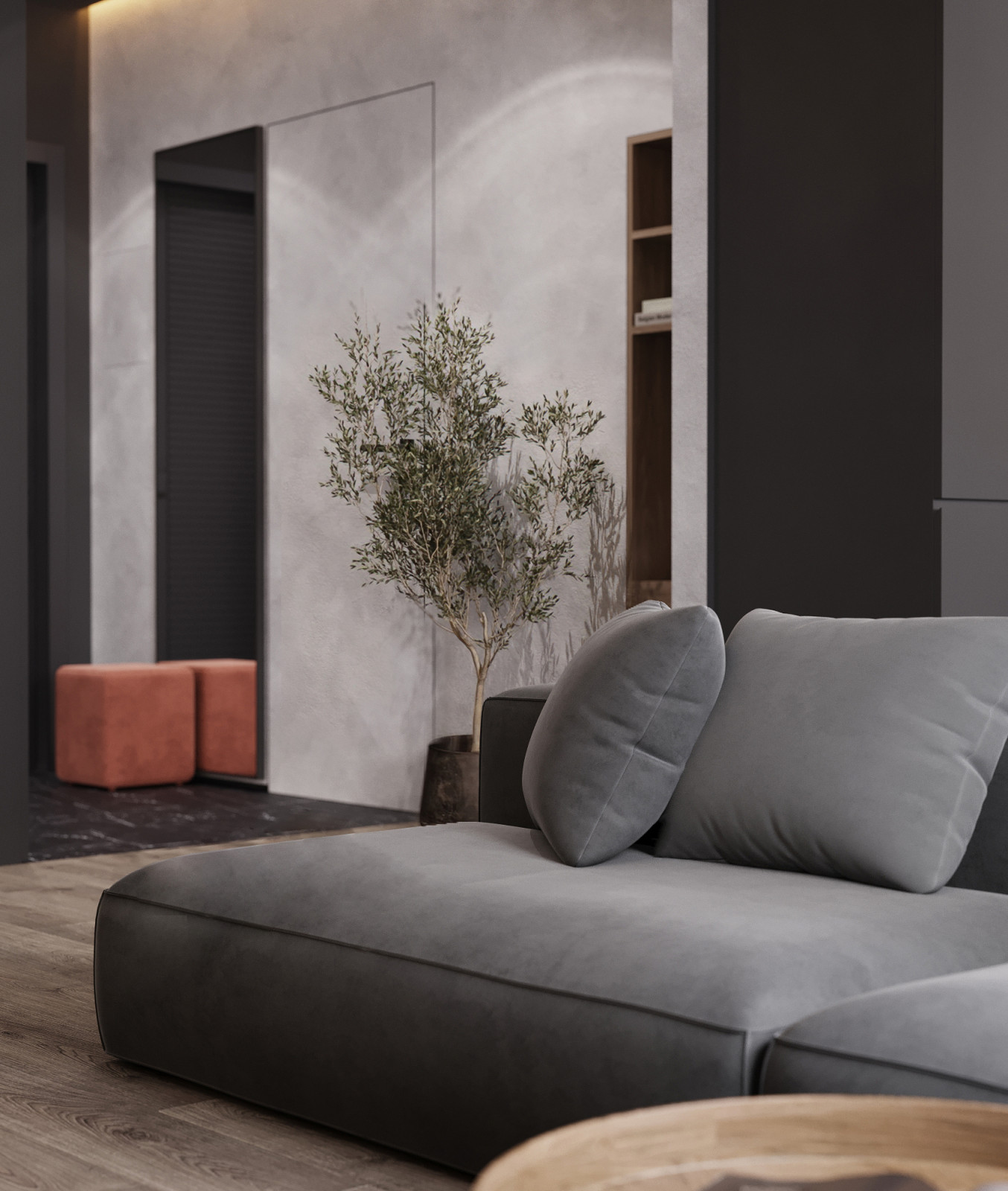 Гостиная-кухня