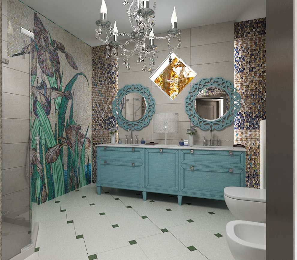 Дом с большой, просторной кухней.