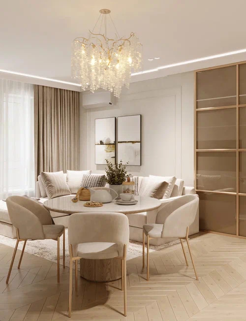 Дизайн евротрешки в стиле современная классика