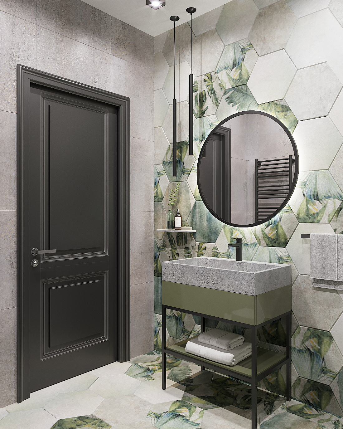 Дизайн-проект интерьера квартиры в г.Владивостоке ЖК "Алые паруса"