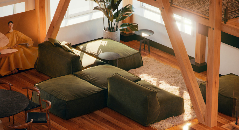 Двухуровневые апартаменты в Иркутске