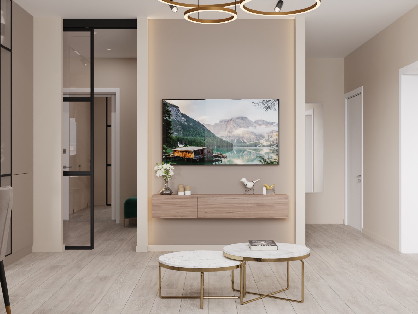 Interior Design & Rendering & Virtual Tour- Apartaments