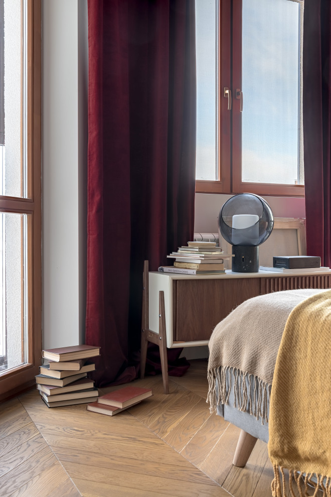 Fragment of the bedroom. Фрагмент спальни.