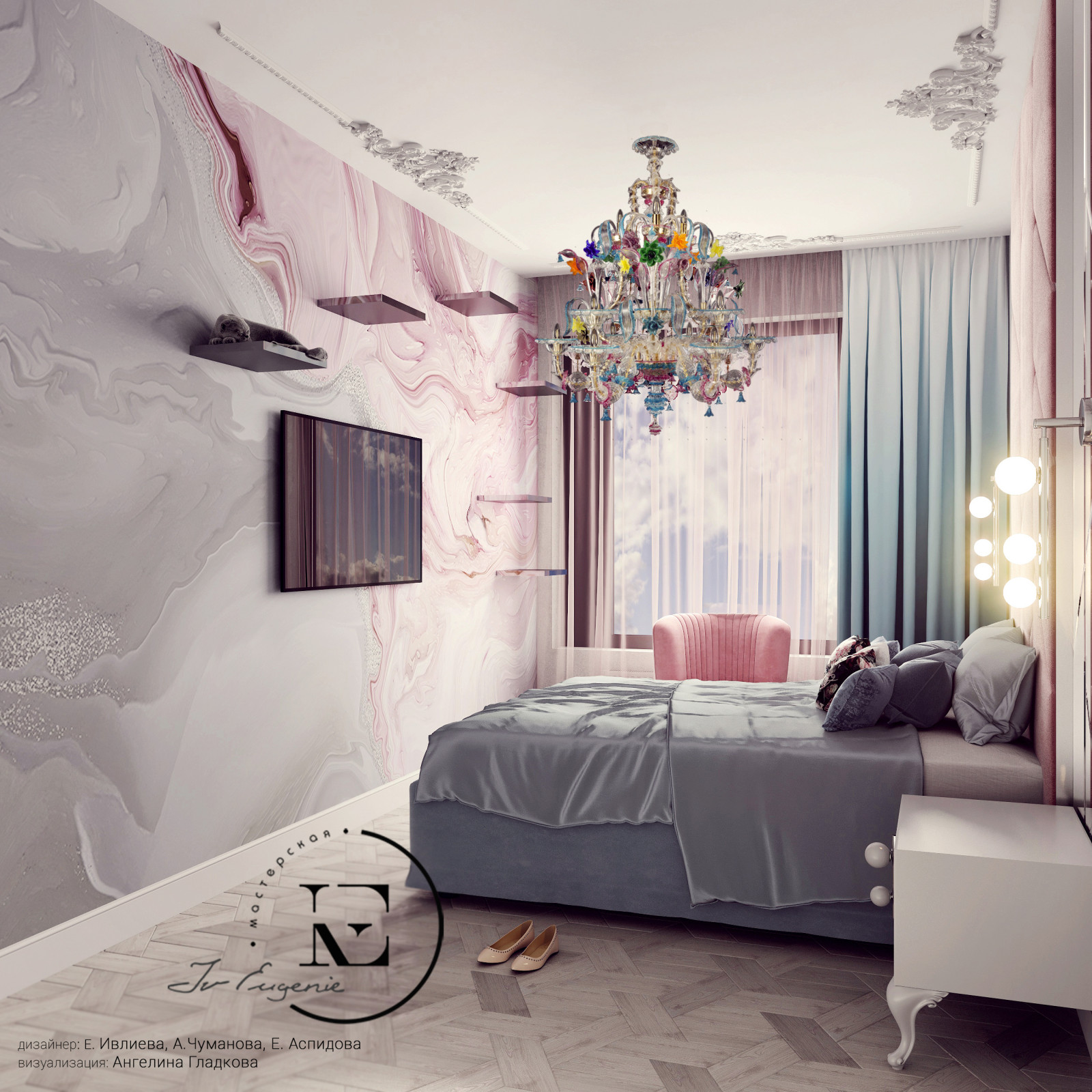 " Морозная роза" в ЖК Береговой