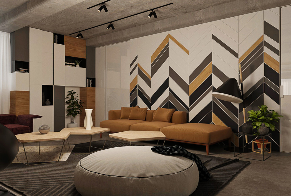 Обложка проекта: Гостинная в загородном доме