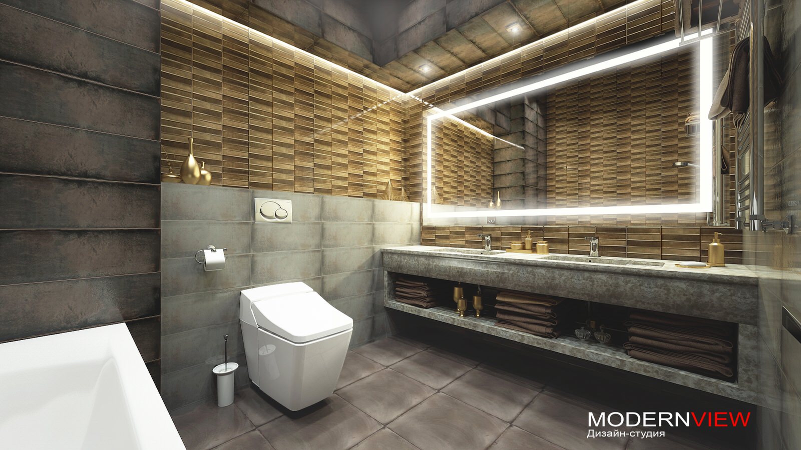 Дизайн проект квартиры "Авиаконструктора Сухого"